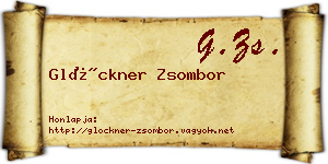 Glöckner Zsombor névjegykártya