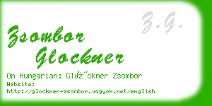zsombor glockner business card